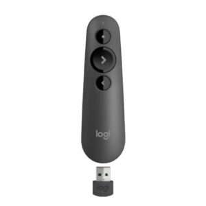 Logitech R500 Laser Presentation Remote Clicker with Dual Connectivity Bluetooth or USB for Powerpoint Best Price in Dubai UAE. Logitech Authorised Supplier in Dubai UAE