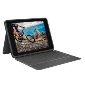 Logitech Rugged Folio Ultimate Protective Keyboard Case with Smart Connector and Durable Spill Proof Keyboard for iPad 7th Gen & 8th Gen-10.2" Inch RUGGED FOLIO Best Price in Dubai UAE. Logitech Authorised Supplier in Dubai UAE