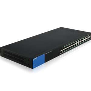 Linksys Business LGS528P 24-Port Gigabit PoE+ (192W) Managed Switch + 2x Gigabit Ethernet + 2x Gigabit SFPRJ45 Combo Ports